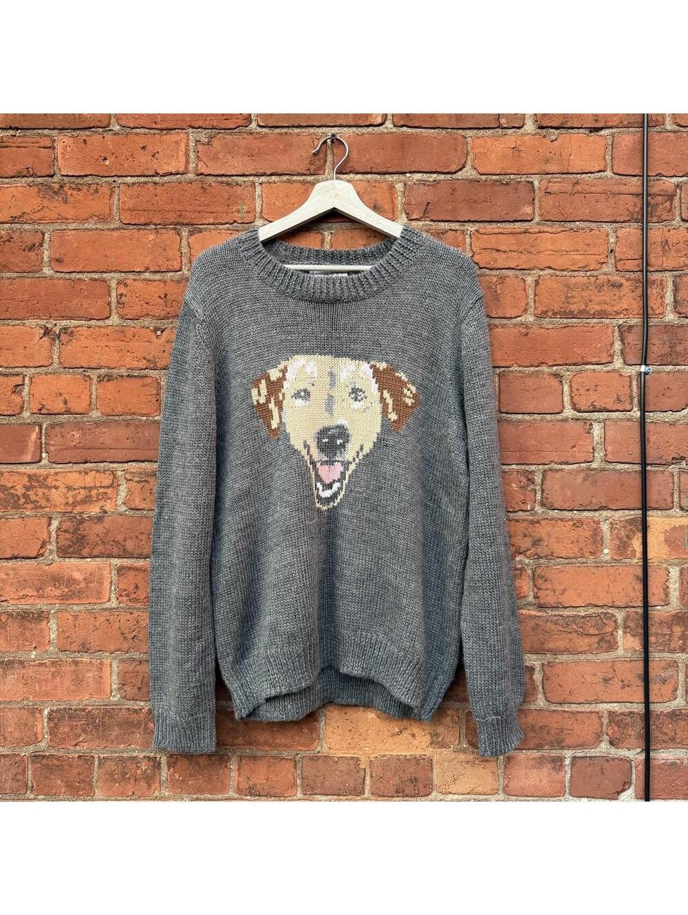 by Peter Jensen knit dog sweater L